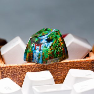 Artisan Keycap, Keycap, keycaps Natural Landscape Resin, Keycap Handmade SA and OEM Keycaps For Cherry MX Mechanical Gaming Keyboard