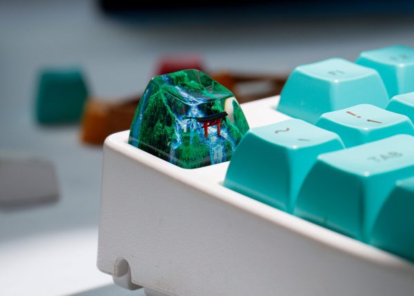Artisan Keycap, Keycap, keycaps Natural Landscape Resin, Keycap Handmade SA Keycaps For Cherry MX Mechanical Gaming Keyboard | Gift for him