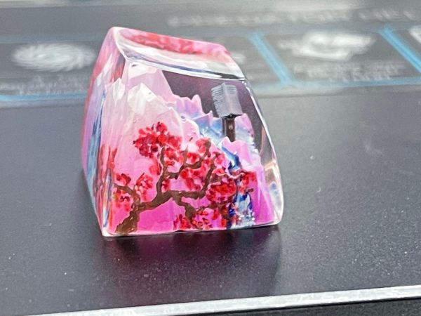 Artisan Keycap, Keycap, keycaps Natural Landscape Resin, Keycap Handmade SA Keycaps For Cherry MX Mechanical Gaming Keyboard | Gift for him